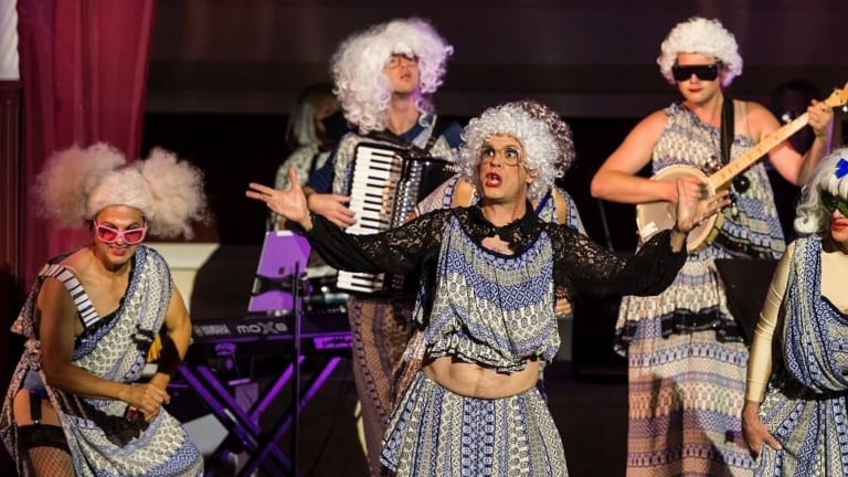 Make Eros, Not Thanatos: Aristophanes’ Bawdy Pussy Posse Rides Again and Gets the Troubie Treatment