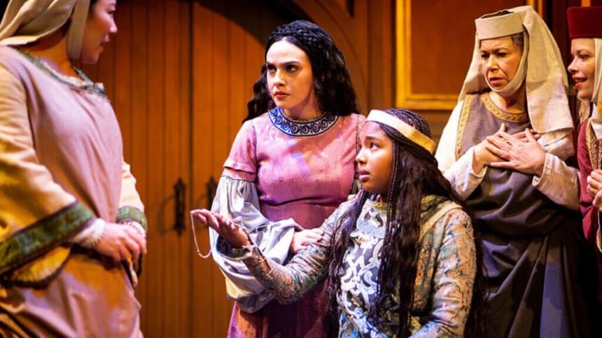The women of ‘Poor Clare,’ from left, Kari Lee Cartwright, Donna Zadeh, Jordan Hull, Martica De Cardenas and Ann Noble / Cooper Bates