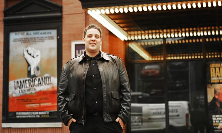 Dreamer Tony Valdovinos found relief seeing his life portrayed in ¡Americano!, a musical that brings hope, creates awareness and sheds light on what it really means to be a Dreamer. Photo by Mariela Murdocco for palabra.