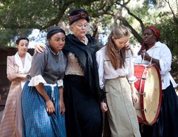 Carry It On! Alice Sherman, Rowena Johnson, EllenGeer, Mollyann Davis, and Earnestine Philips (Photo: Miriam Geer)