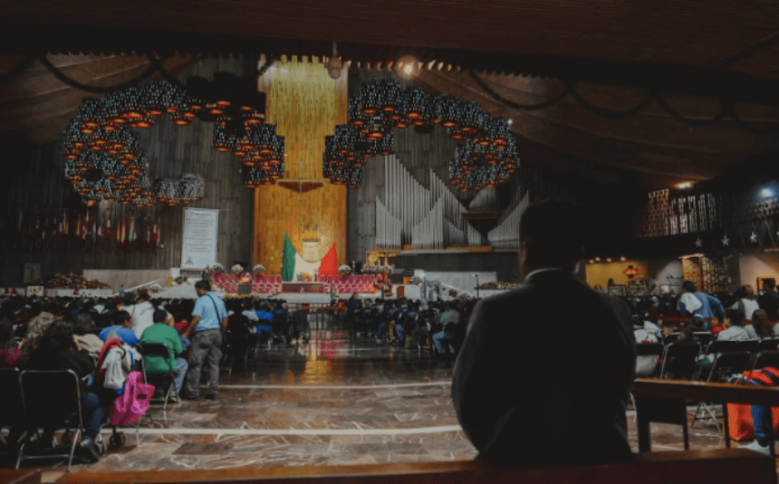 Each year, an estimated 10 million pilgrims visit the Basilica de Guadalupe in Mexico City. Photo by Maritza L. Félix