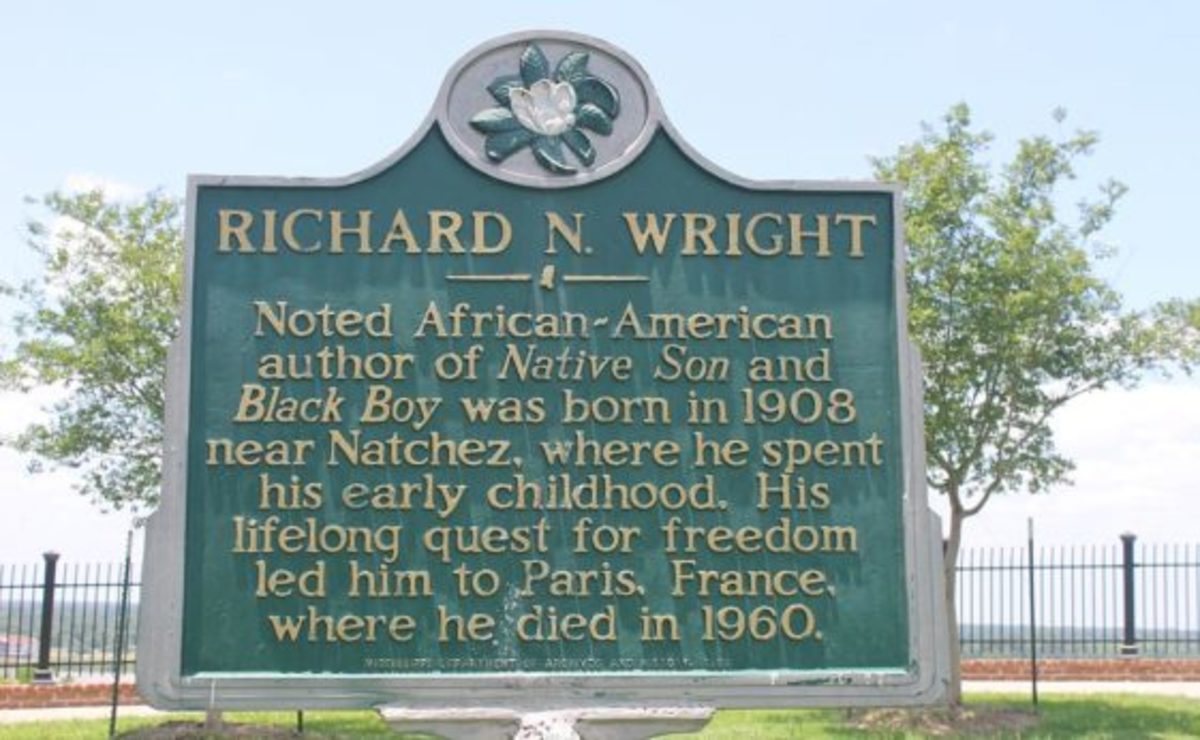 Historical marker in Mississippi