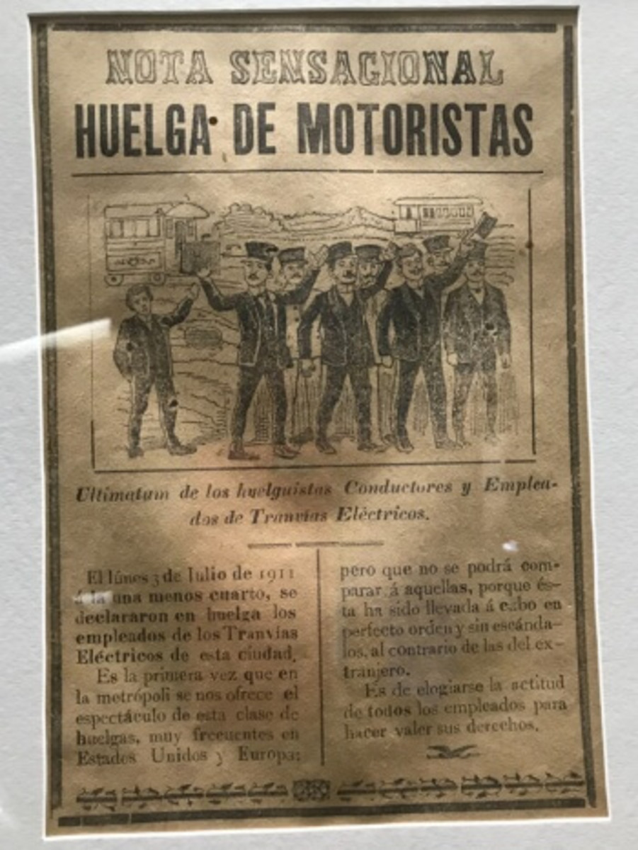 Posada broadside announcing a motormen’s strike | Eric A. Gordon/PW