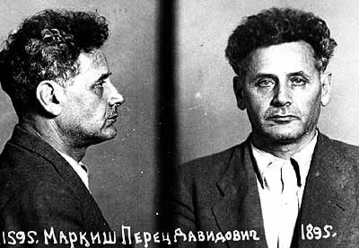 Peretz Markish prison photo, 1949 / Central Archive of the Federal Security Service of the Russian Federation, Moscow (public domain). Markish would be executed in 1952.