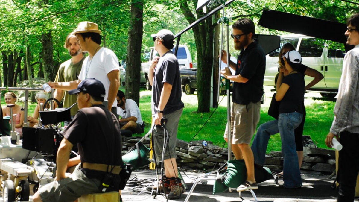 On the film "Surviving Family" 2011. (Photo New Jersey Film Commission)