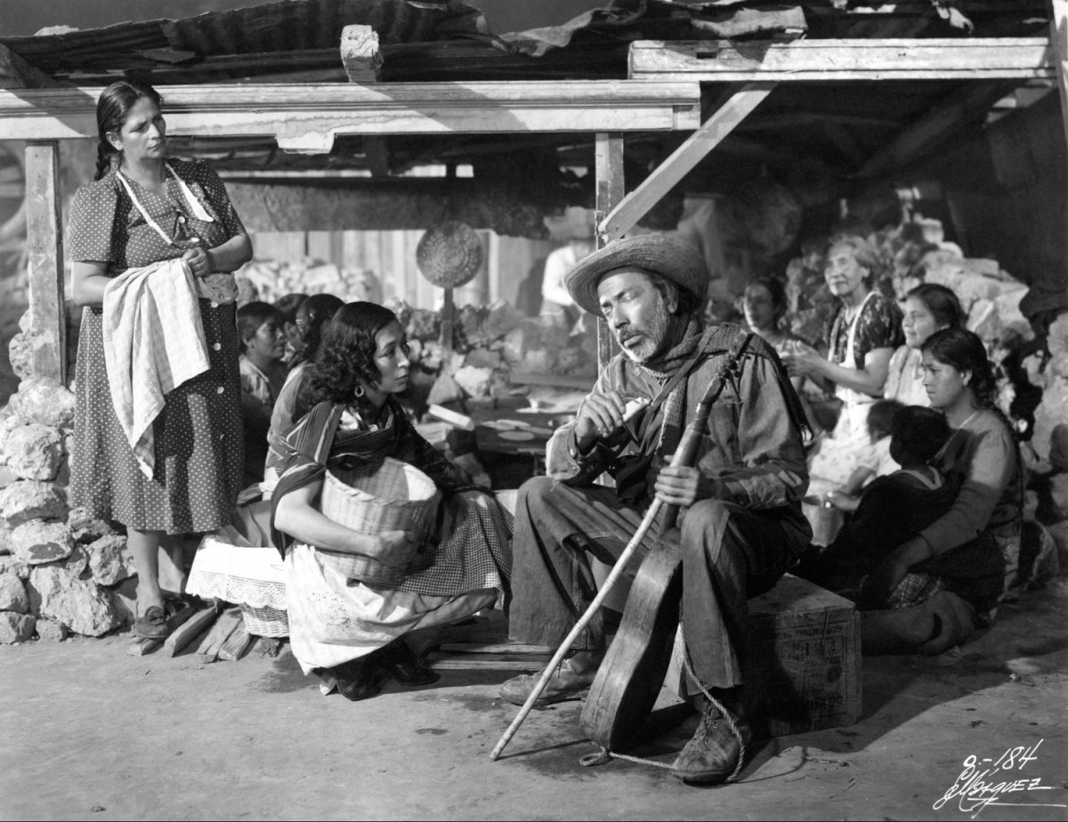 Miguel Inclán as Don Carmelo, el ciego in “Los Olvidados,” (1950), directed by Luis Buñuel. Ultramar Films. Photo via Alamy
