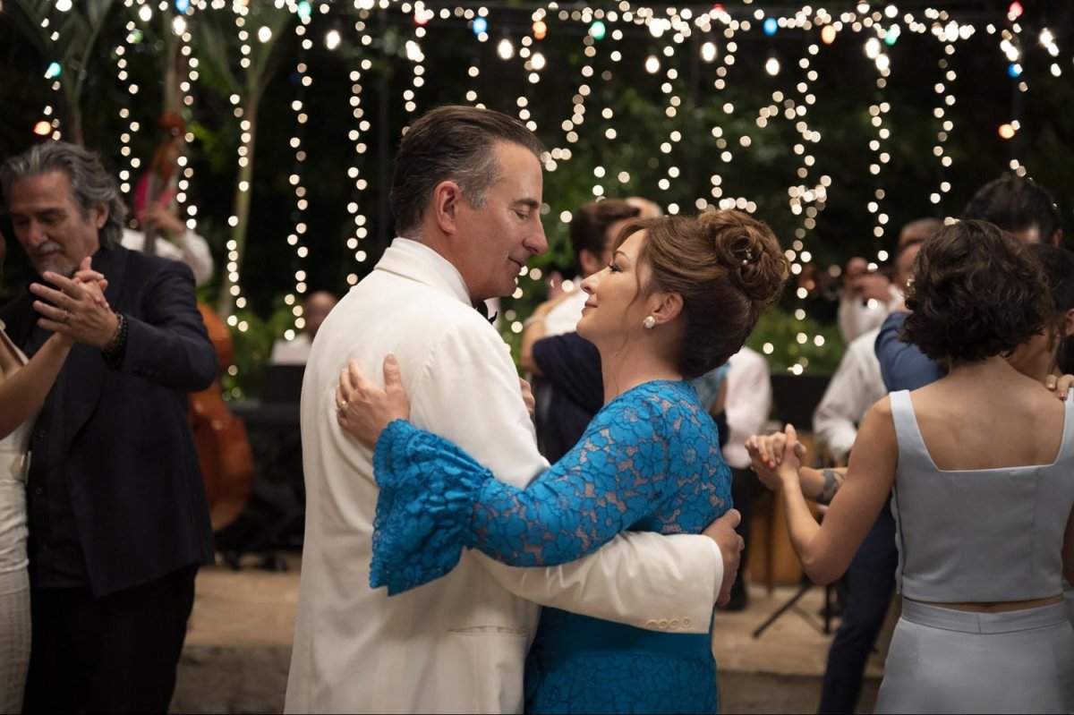 Andy García and Gloria Estefan as Billy and Ingrid Herrera, dance at their daughter's wedding. Photo Courtesy Warner Bros Productions
